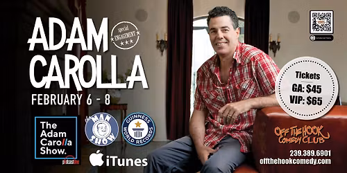 Comedian Adam Carolla Live in Naples, Florida!