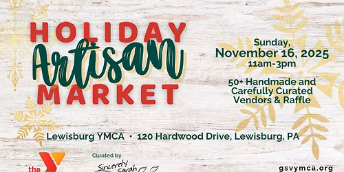 Holiday Artisan Market at the Lewisburg YMCA