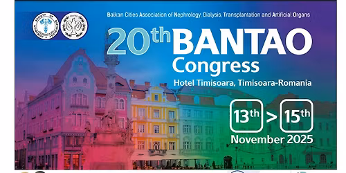 Congresul de Nefrologie BANTAO | 13 -15 noiembrie 2025