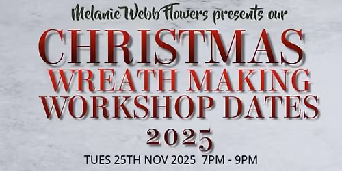 Christmas wreath workshop