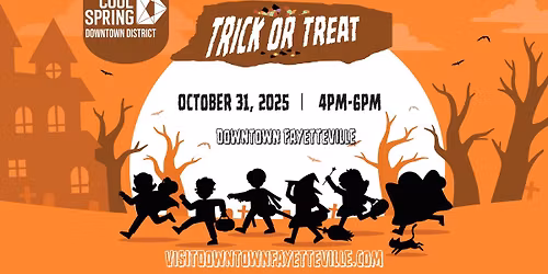 Trick or Treat in Downtown Fayetteville 2025
