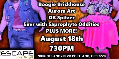 The Cosmic Unicorn Art Carnival "Hot Dog Summer" Show At Escape Bar & Grill