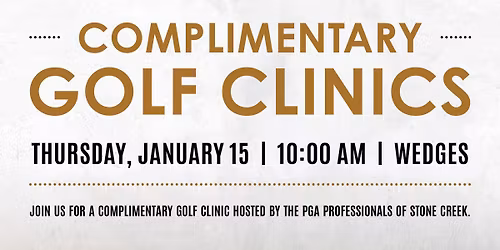Complimentary Golf Clinic