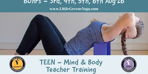 TEEN Yoga Teacher Training - Glasgow & ONLINE YAP certified