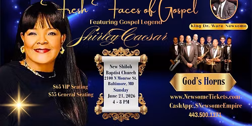 Pastor Shirley Caesar Father's Day Concert Baltimore, Maryland