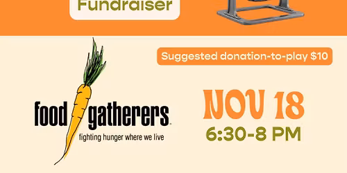 hear.say BINGO fundraiser for Food Gatherers 