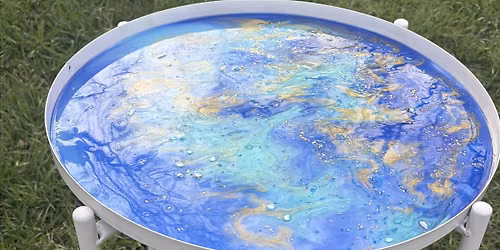 Side Table Tray Resin Workshop