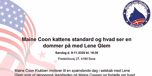 Maine Coon kattens standard