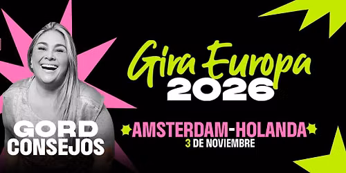 Johana Velandia en Amsterdam, "GordConsejos"
