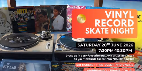 Vinyl Record Skate Night