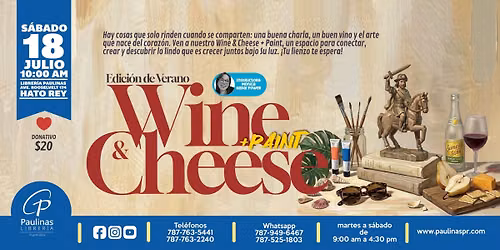 \ud83c\udfa8 Wine & Cheese + Paint - Edici\u00f3n de Verano