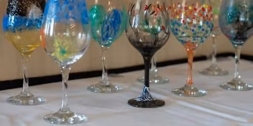 Wine Glass Painting Class \ud83c\udf77 