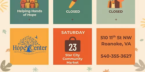 A Week of Hope ft Our Star City Market: Small Biz Saturday Edition