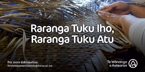 Raranga tuku iho, Raranga tuku atu - Weaving from the past into the future