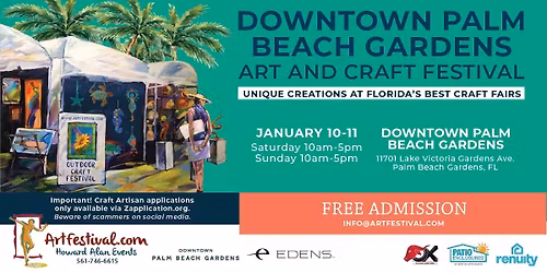 Downtown Palm Beach Gardens Art and Craft Festival