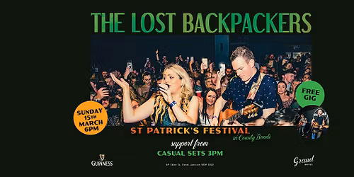The Lost Backpackers - St Patrick's Festival County Bondi