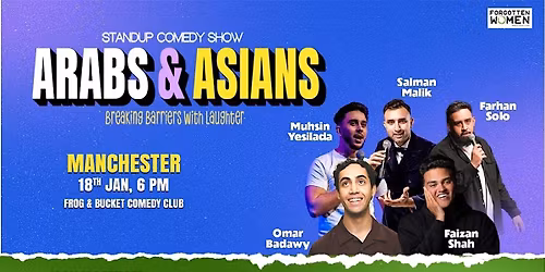 Arabs & Asians Stand-up Comedy Show Manchester