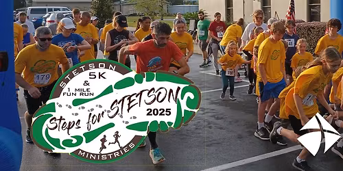 Steps for STETSON 5K and One Mile Fun Run