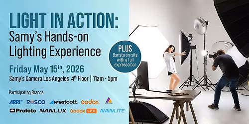 Light in Action: Samy\u2019s Hands-On Lighting Experience