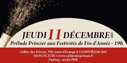 Jeudi Gourmand \u2013 Pr\u00e9lude princier aux festivit\u00e9s \ud83c\udf84\ud83c\udf7e