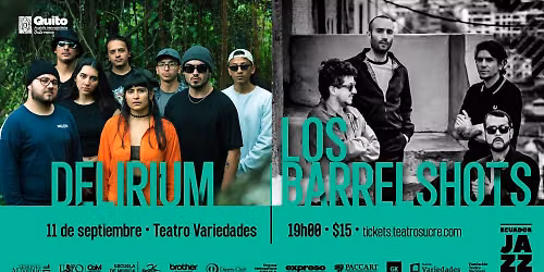 Ecuador Jazz 2026 | La Previa | Delirium y Los Barrelshots