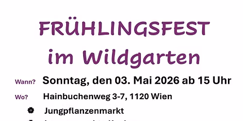 Fr\u00fchlingsfest im Wildgarten