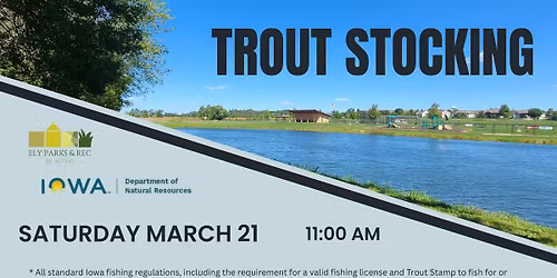 City Park Trout Stocking