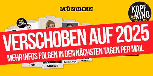 Kopfkino Vol.22: Comedy \u2022 Poetry \u2022 Live Musik in M\u00fcnchen