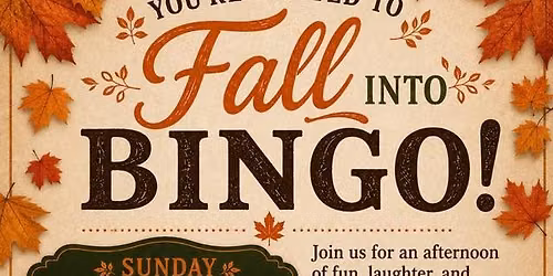 Fall Bingo