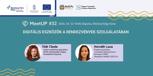 MTPA MeetUp #32: Digit\u00e1lis eszk\u00f6z\u00f6k a rendezv\u00e9nyek szolg\u00e1lat\u00e1ban