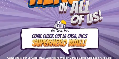 Hero Wall at El Paso Comic Con