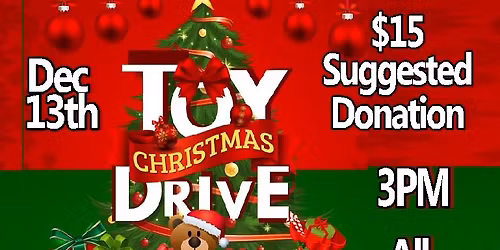 Annual Toy Drive Fundraiser with PIRANHAPUSS \/ IRON CIRCUS \/ STEPPER \/ 1,000 YEAR FLOOD