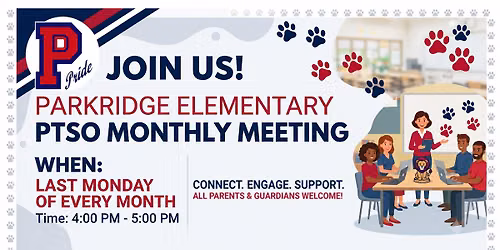 August Meeting for the Parkridge Elementary PTSO
