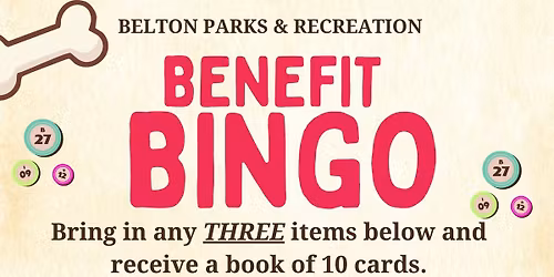 May Benefit Bingo