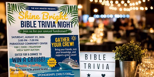 The Way Ministries Fundraiser Night!