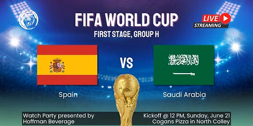 FIFA World Cup Watch Party \u26bd presented by Hoffman Beverage \ud83c\udf7b