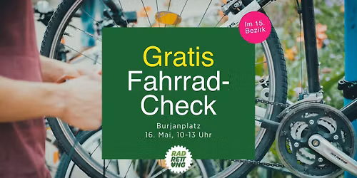 Gratis Fahrradcheck in Rudolfsheim-F\u00fcnfhaus