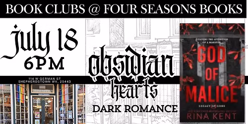 Obsidian Hearts: God of Malice by Rina Kent