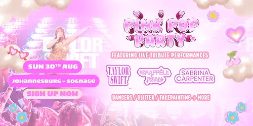 The Pink Pop Party is coming to Johannesburg!