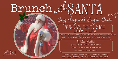 Brunch with Santa at Shorecliffs Golf Club
