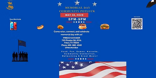 Memorial Day Community Potluck
