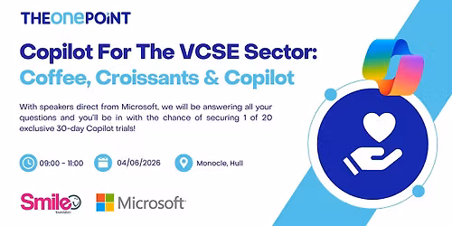 Copilot For The VCSE Sector: Coffee, Croissants & Copilot