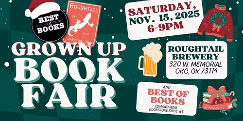 Grown-Up Book Fair: Holiday Edition is back!