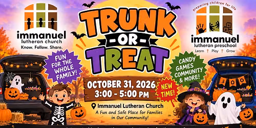 Immanuel Lutheran Church and Preschool Trunk-or-Treat