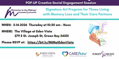Eden Vista Art Program for Those Living with Memory Loss and Their Care Partners