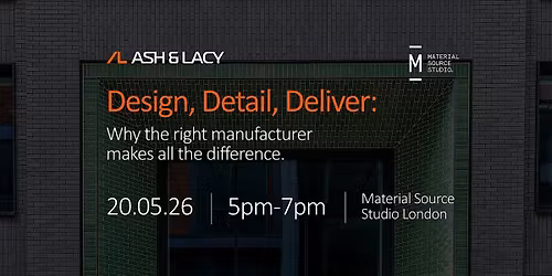 Design, Detail, Deliver:Why the right manufacturer makes all the difference