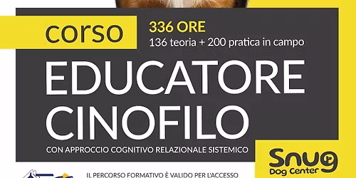 CORSO EDUCATORE CINOFILO 