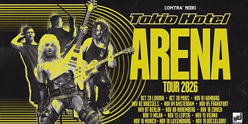 Tokio Hotel I Luxembourg (WAITING LIST!)