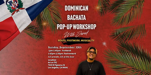 Dominican Bachata Workshop - Footwork and Partnerwork