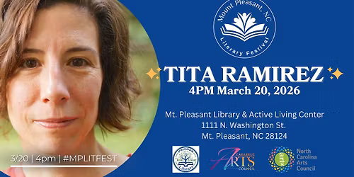 Tita Ramirez at the Mt. Pleasant Literary Festival 2026